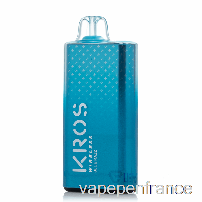 Stylo Vape Razz Bleu Jetable Kros Wireless 9000